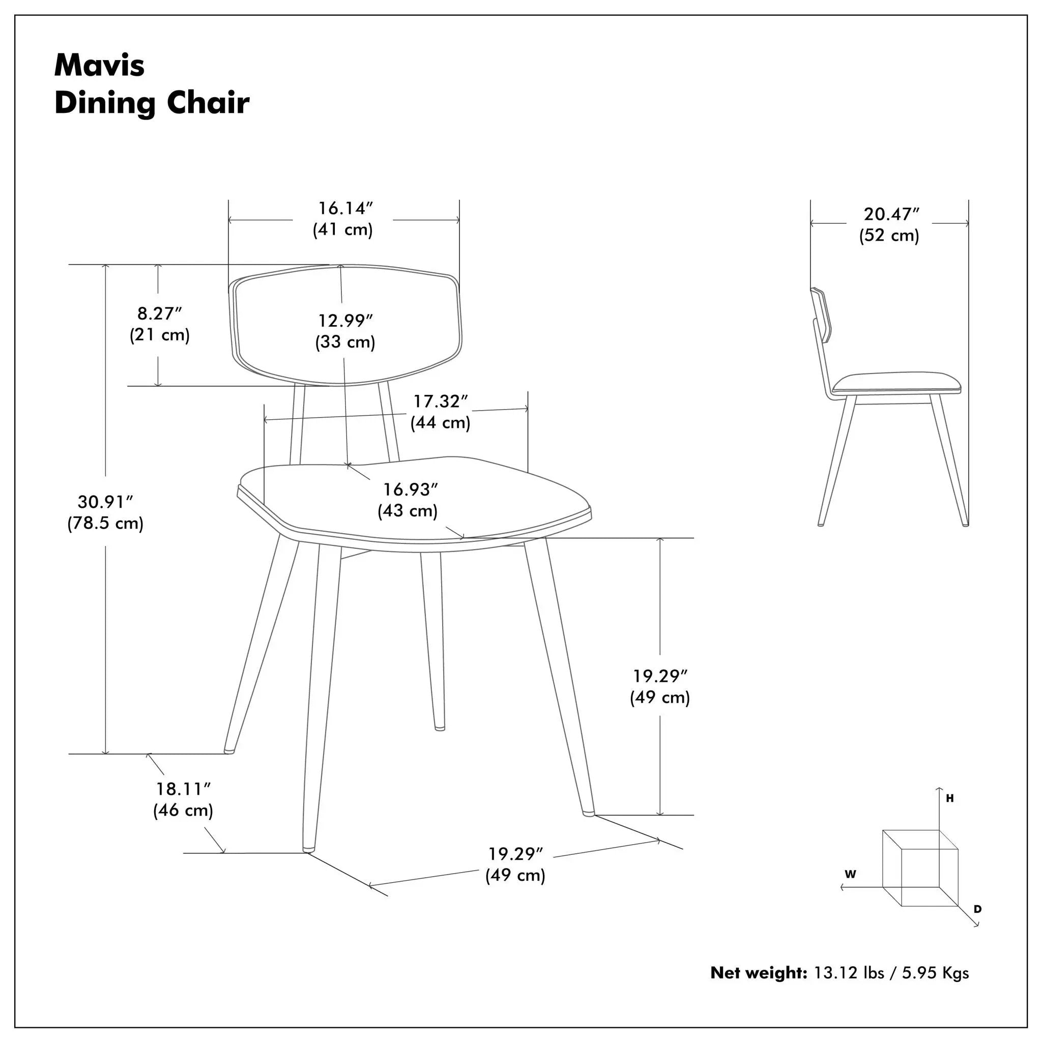 Mavis - Upholstered Dining Chair (Set of 2) by Unique Piece Furniture
