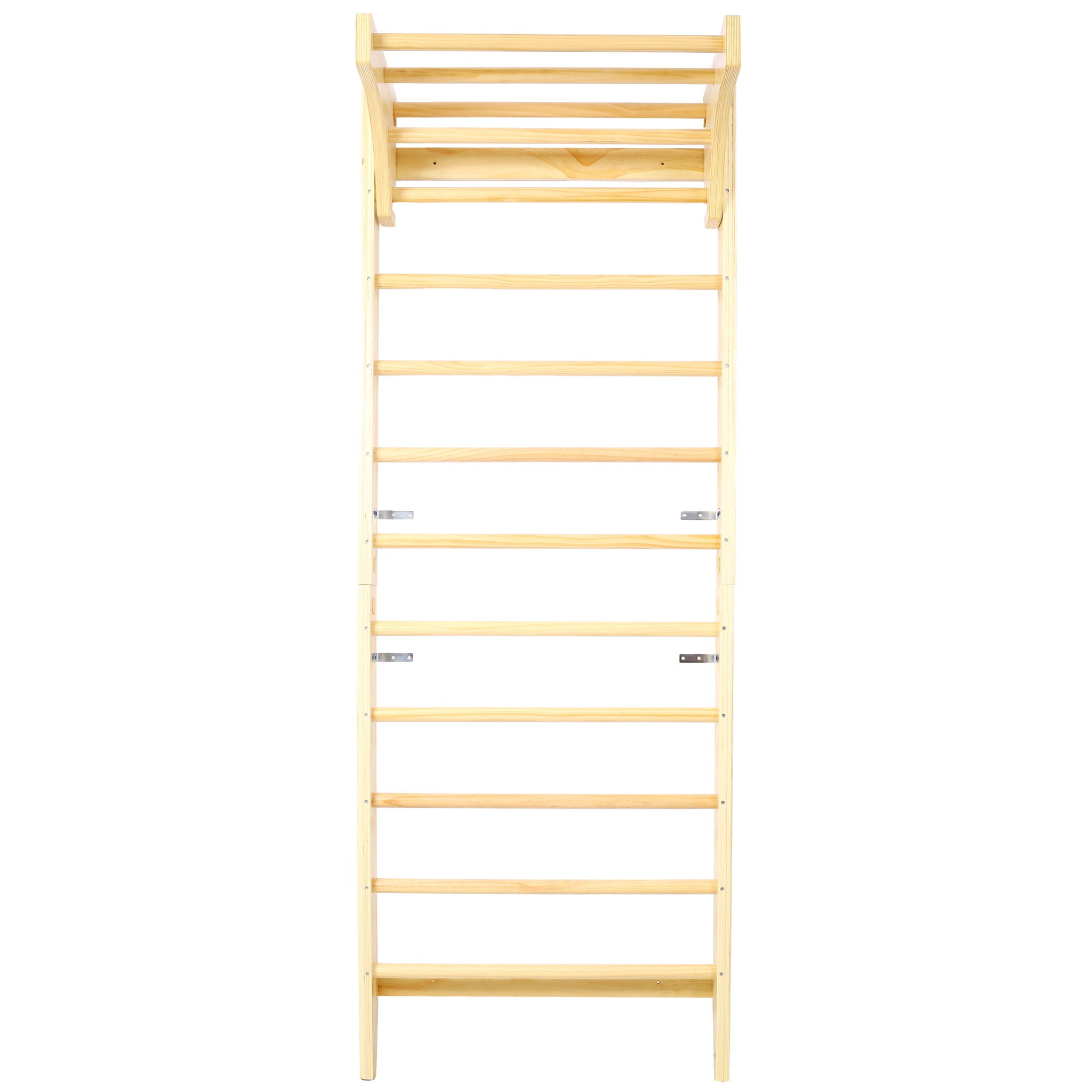 Swedish Ladder, Stall Bars Set For Physical Therapy & Gymnastics - Natural by HouseOfZazla