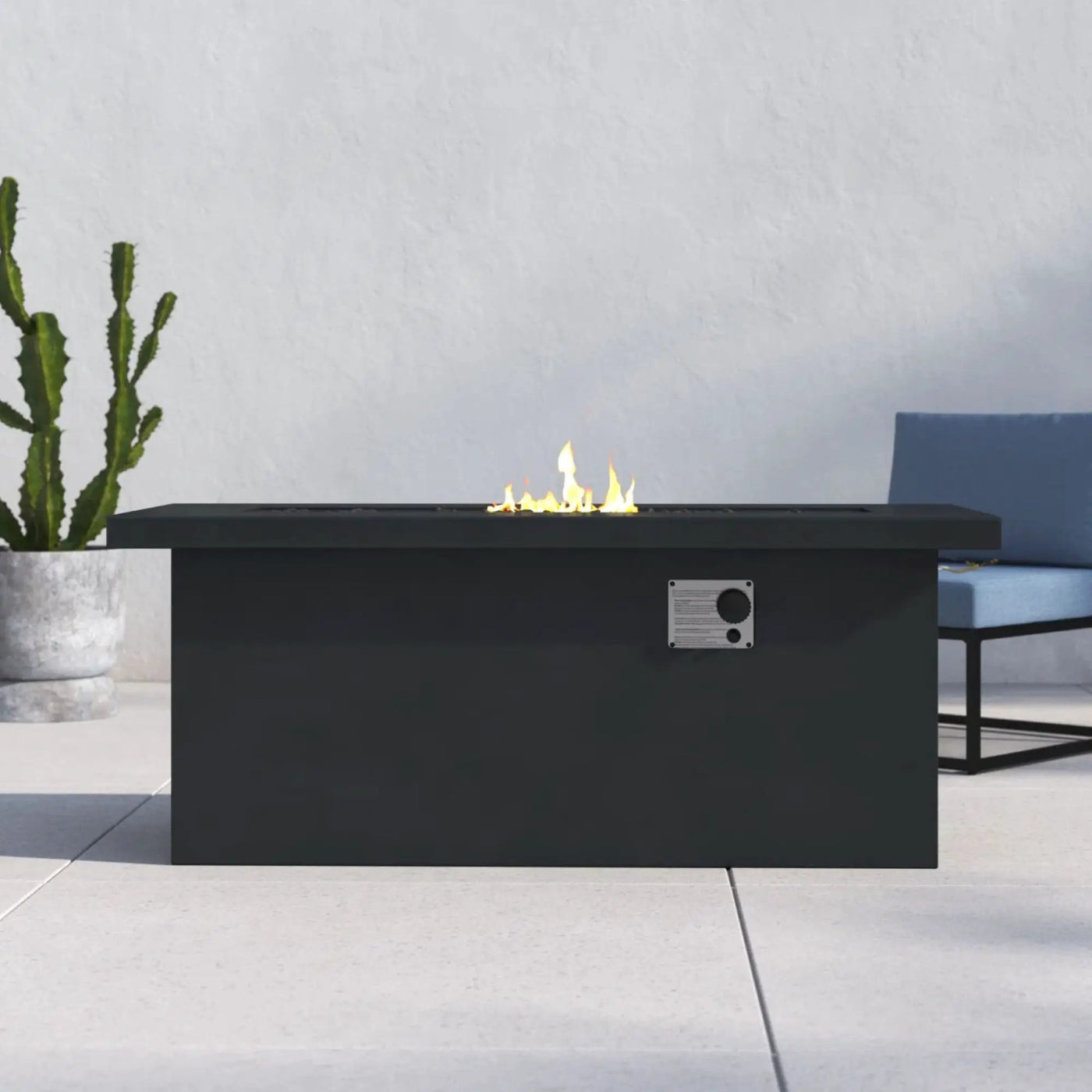 Propane / Gas Outdoor Fire Pit Table Durable Construction by Unique Piece Furniture