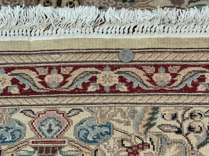Pakistani Runner Rug 2.8 x 14, Pak Persian Hallway Rug, Cream Color by Jewel Rugs