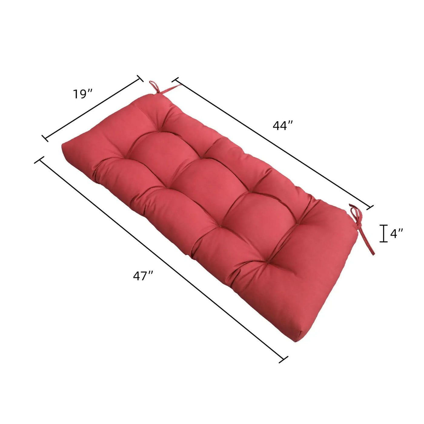 Outdoor Bench Cushions With Weather-Resistant Fabric by HouseOfZazla