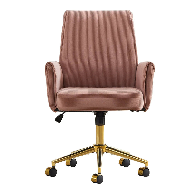 Mid-Back Liftable Office Chair in Light Pink by HouseOfZazla