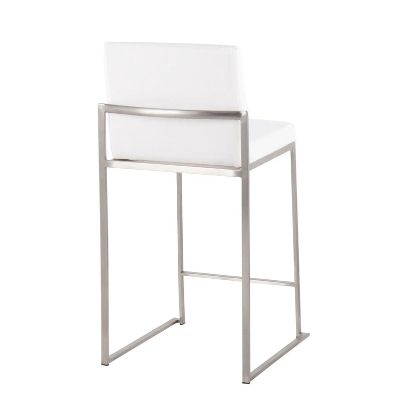 Fuji - Contemporary High Back Counter Stool, Functional Design by HouseOfZazla