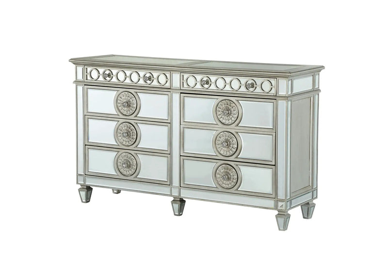 Varian - Mirrored Dresser - Silver by Unique Piece Furniture