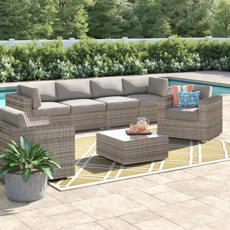 Stylish Entertainment Sectional Set, Outdoor Living by HouseOfZazla