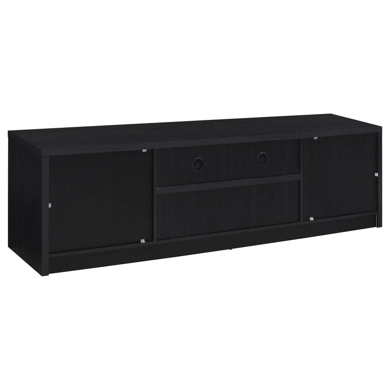 Winfield 78-inch 2-door TV Stand Media Console Black by Unique Piece Furniture