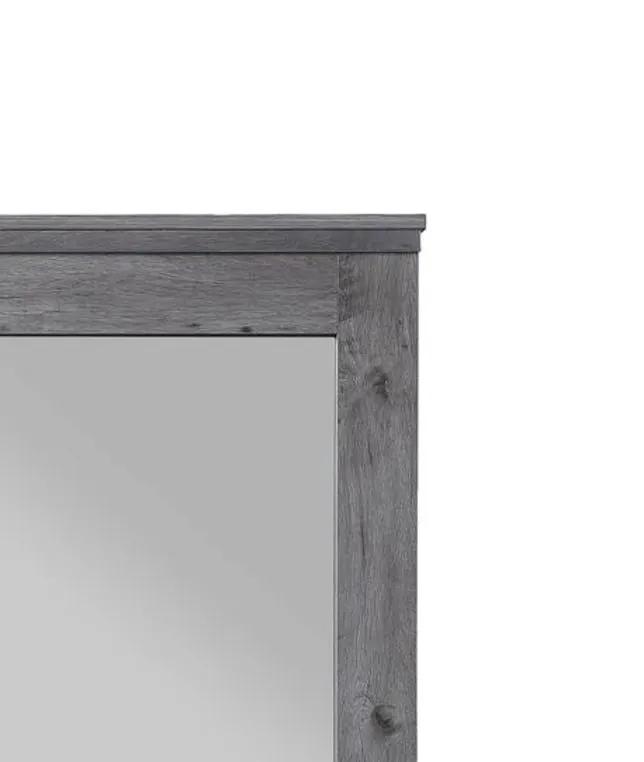 Vidalia - Rustic Mirror - Gray / Oak by HouseOfZazla
