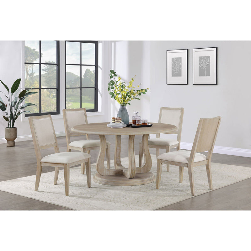Verdugo - Cushioned Dining Chair (Set of 2) - White Washed