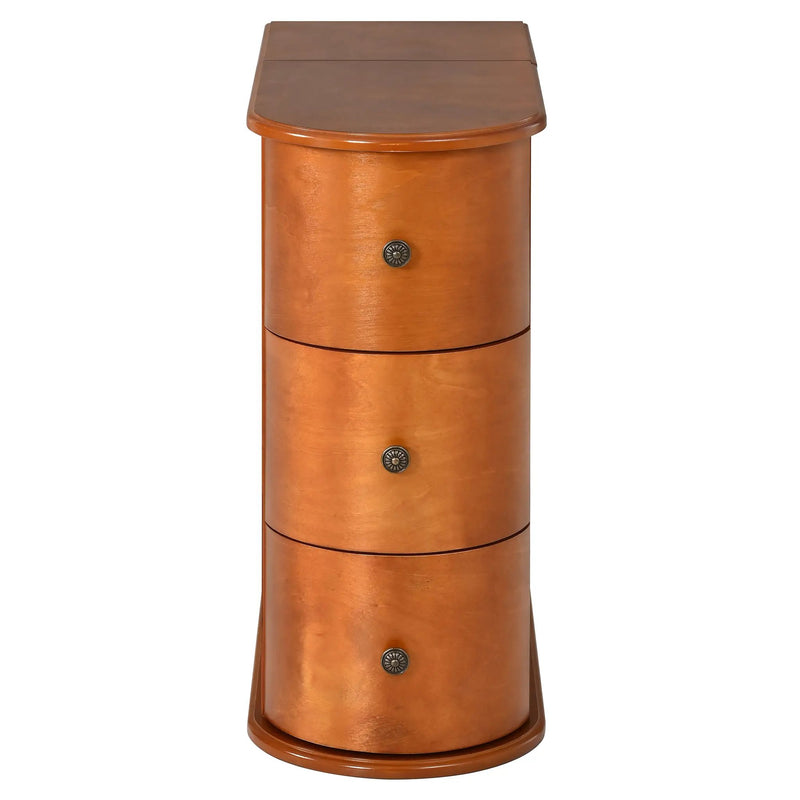 Modern End Table with Hidden Cup Holder Drawer by HouseOfZazla