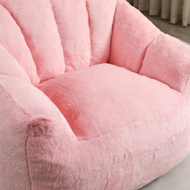 Beanbag Chair, Beanbag Sofa Chair With Armrests Stuffed High Density Foam by HouseOfZazla