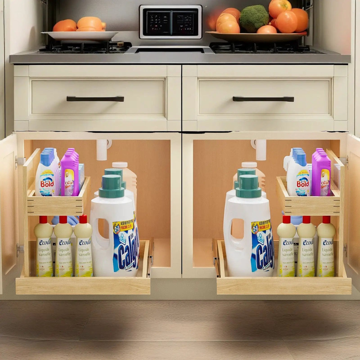2 Tier Pull Out Under Sink Organizer by HouseOfZazla