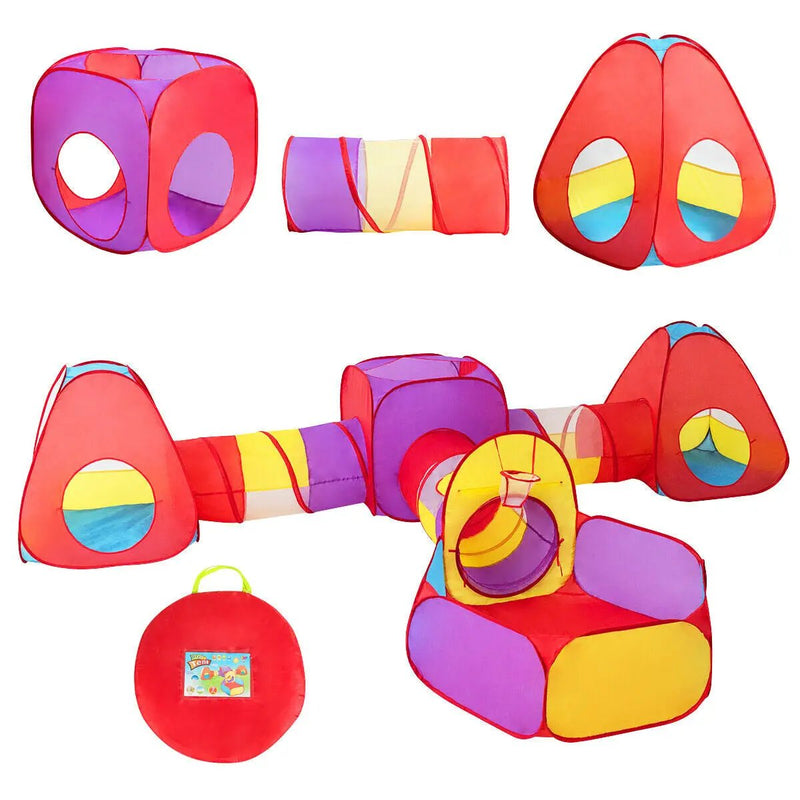 7 Pieces Kids Ball Pit Pop Up Play Tents by DirectDeals