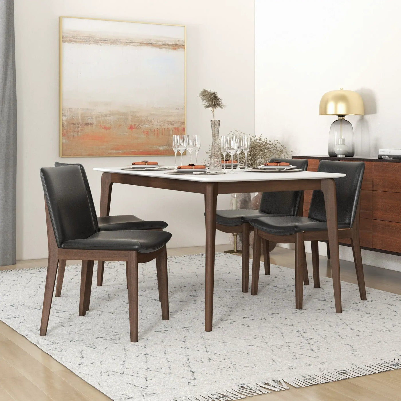 Leon - Mid-Century Modern Dining Chair (Set of 2) by HouseOfZazla