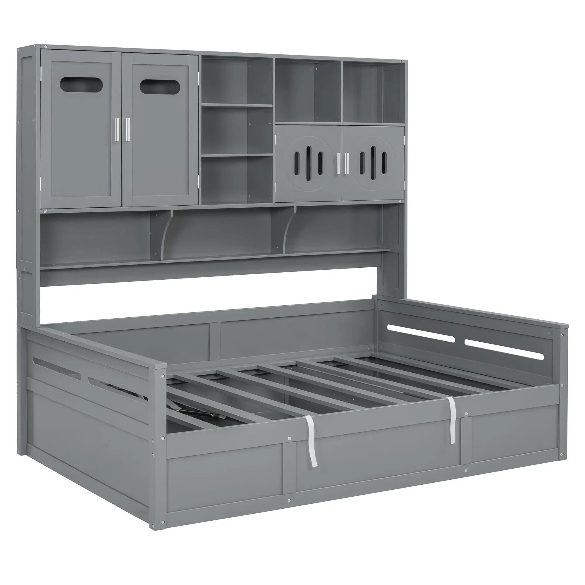 Daybed With All-In-One Cabinet And Shelf by HouseOfZazla