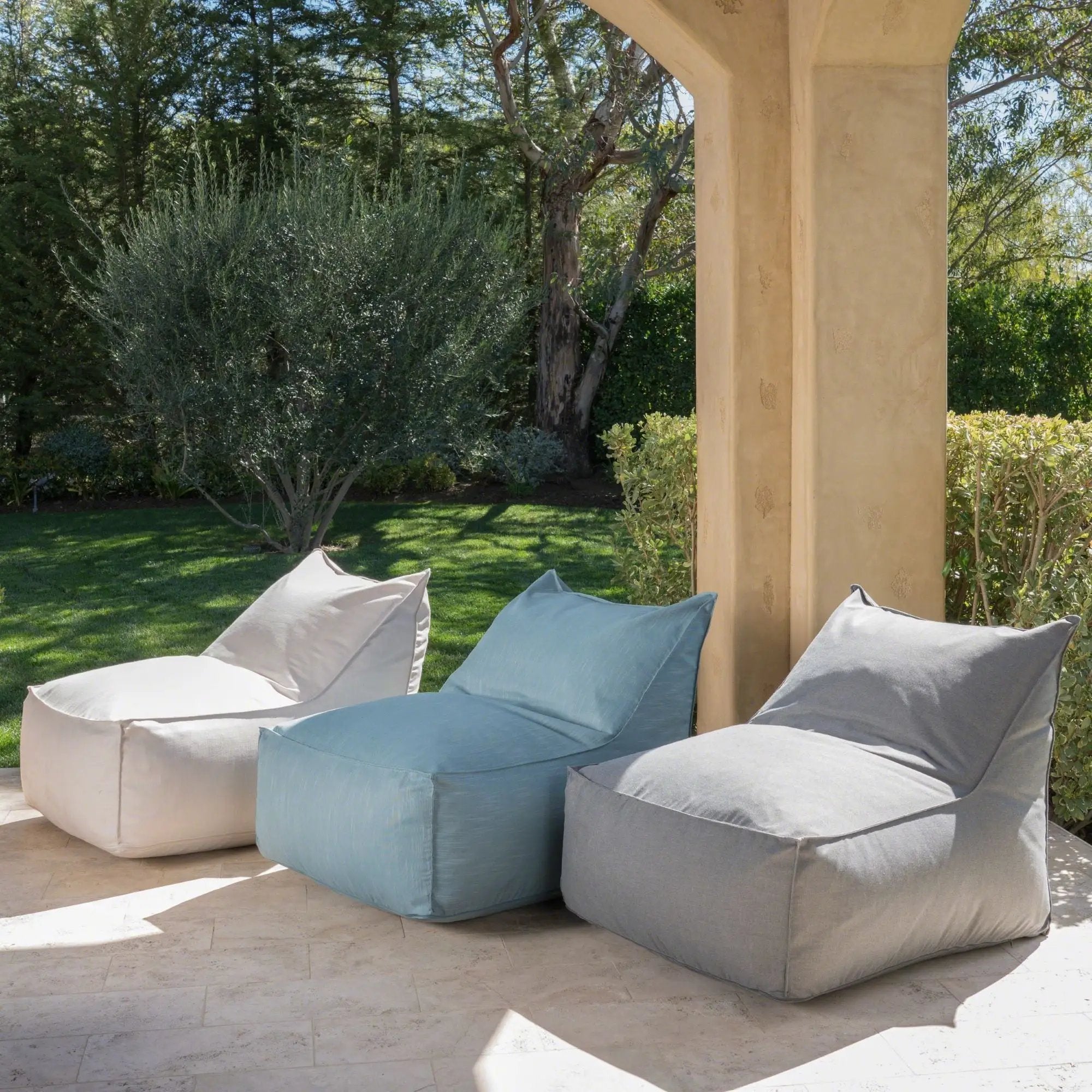 Ettie - Water Resistant Fabric Bean Bag Chair by Unique Piece Furniture