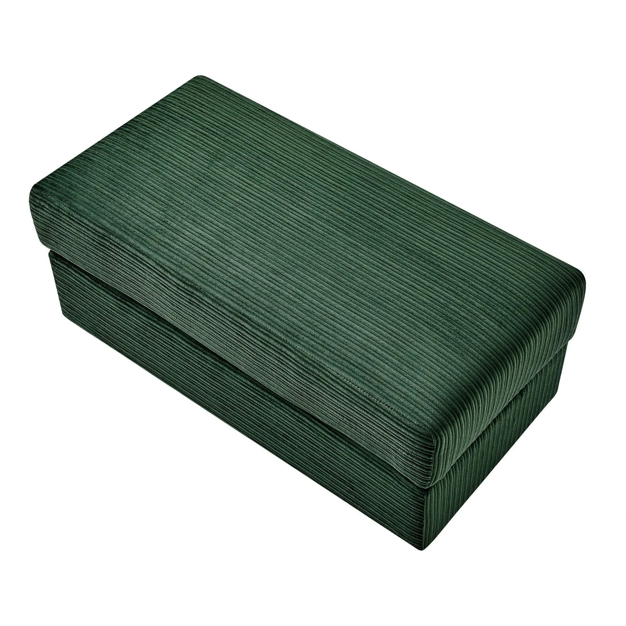 Modern Style Loveseat Sofa Sectional Sofa Couch With Storage Space, A Movable Ottoman, Two USB Ports, Two Cup Holders, A Phone Holder For Living Room by HouseOfZazla