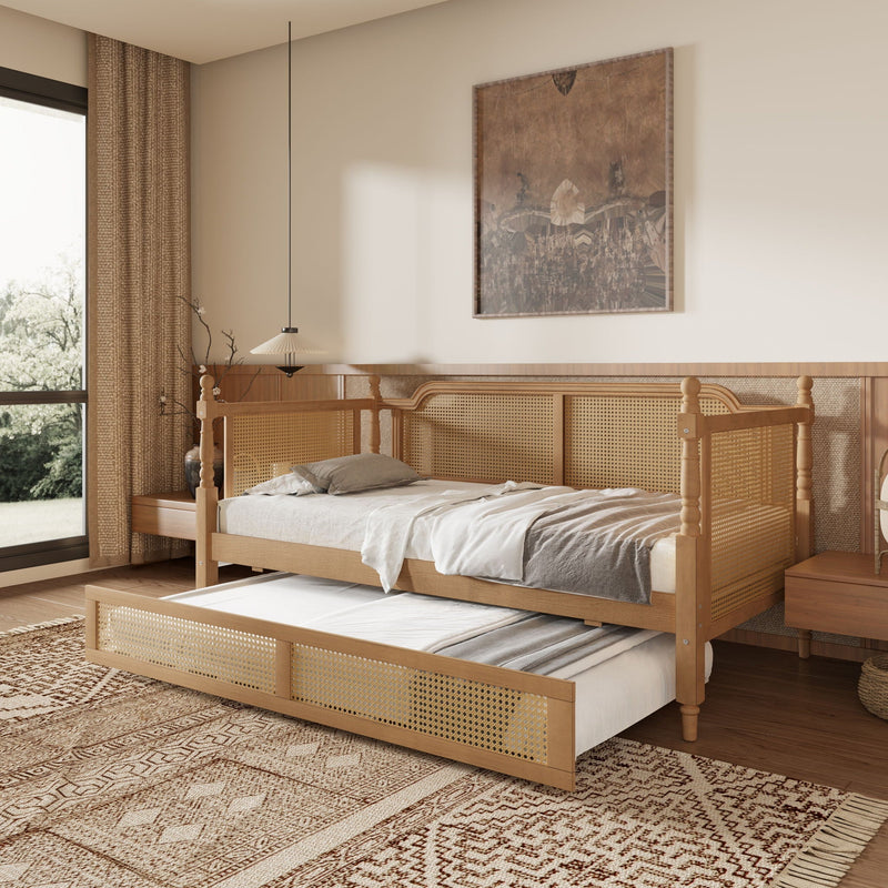 Traditional Style Daybed With Trundle by HouseOfZazla