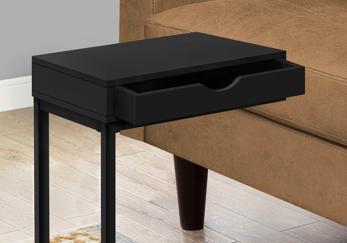 Accent Table, C - Shaped Contemporary Elegant Design by HouseOfZazla