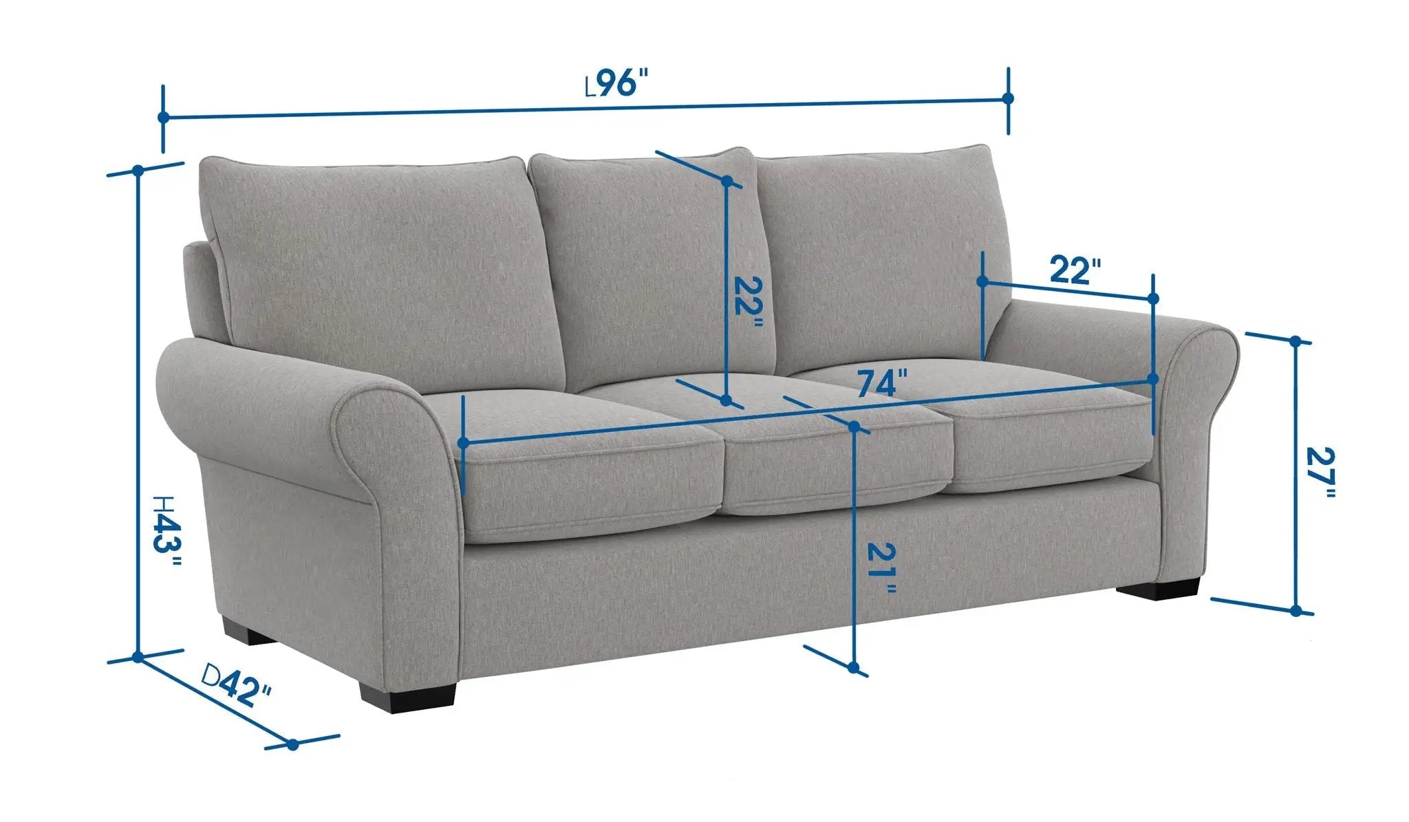 Alden - Queen Sleeper Sofa by Unique Piece Furniture