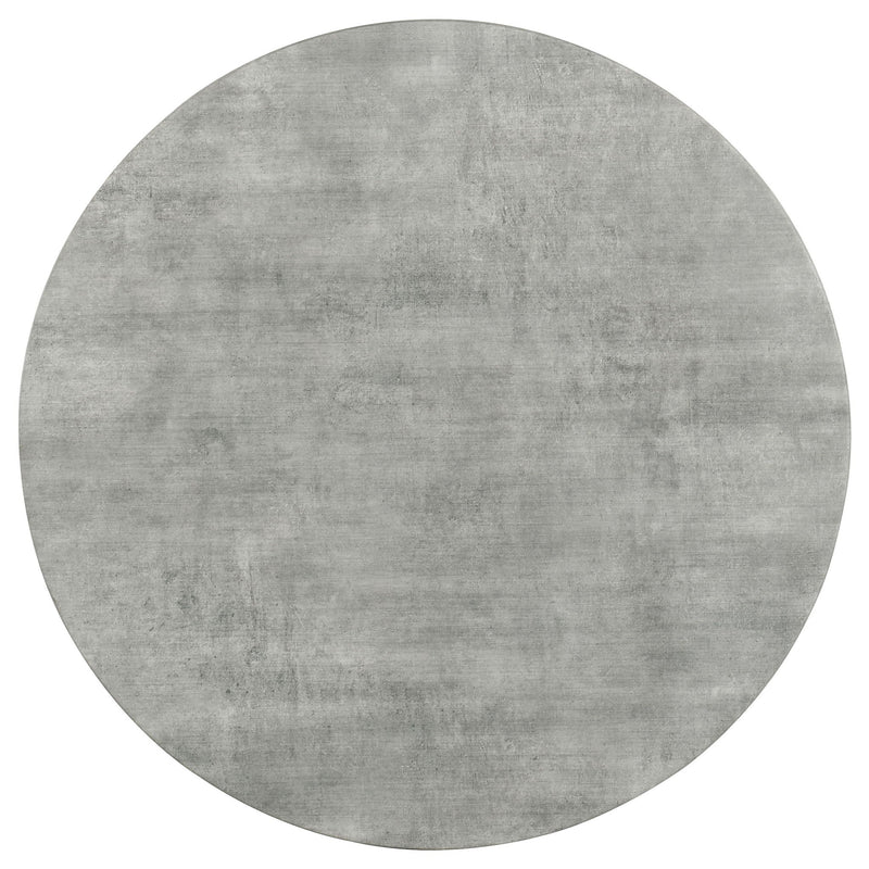 Travis - Round Top Coffee Table With Hairpin Legs - Gray / Black