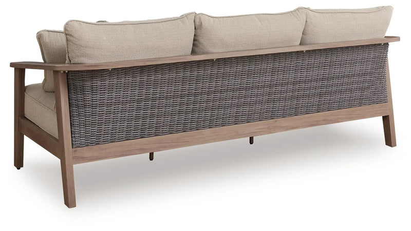Harmony Headlands - Sofa With Cushion - Natural / Gray by Unique Piece Furniture