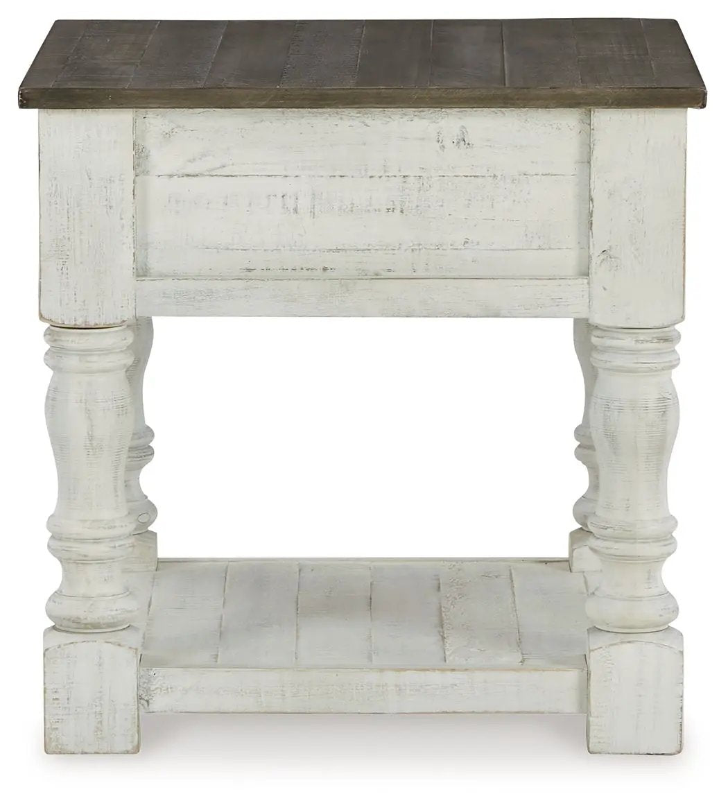 Havalance - Square End Table - White / Gray by Unique Piece Furniture