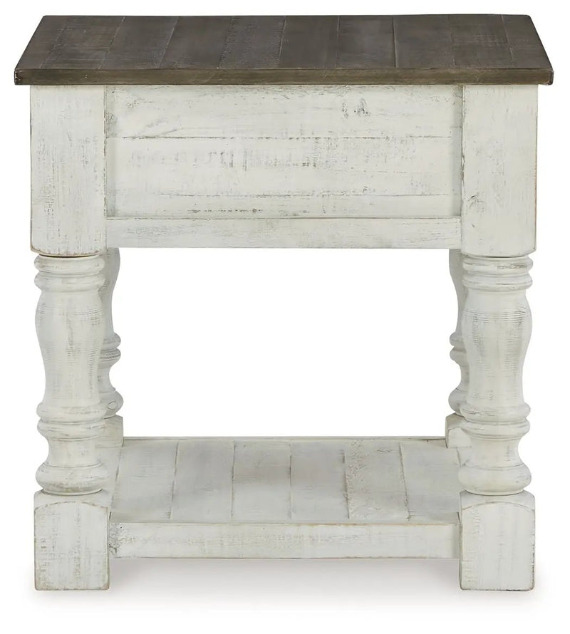 Havalance - Square End Table - White / Gray by Unique Piece Furniture