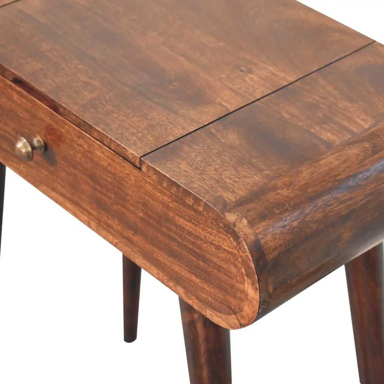 Mini Dressing Table With Foldable Mirror by Unique Piece Furniture