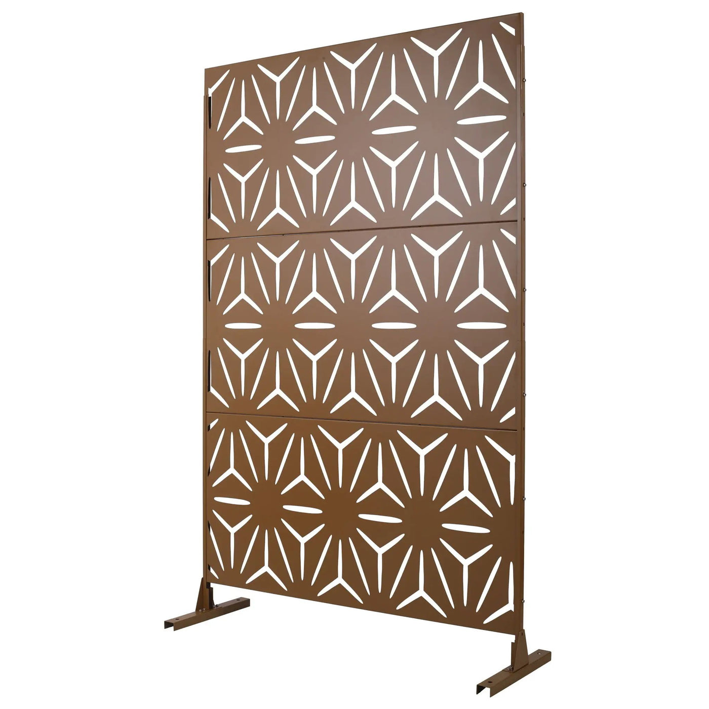 Outdoor & Indoor Metal Privacy Screen, Freestanding Decorative Panels by Unique Piece Furniture