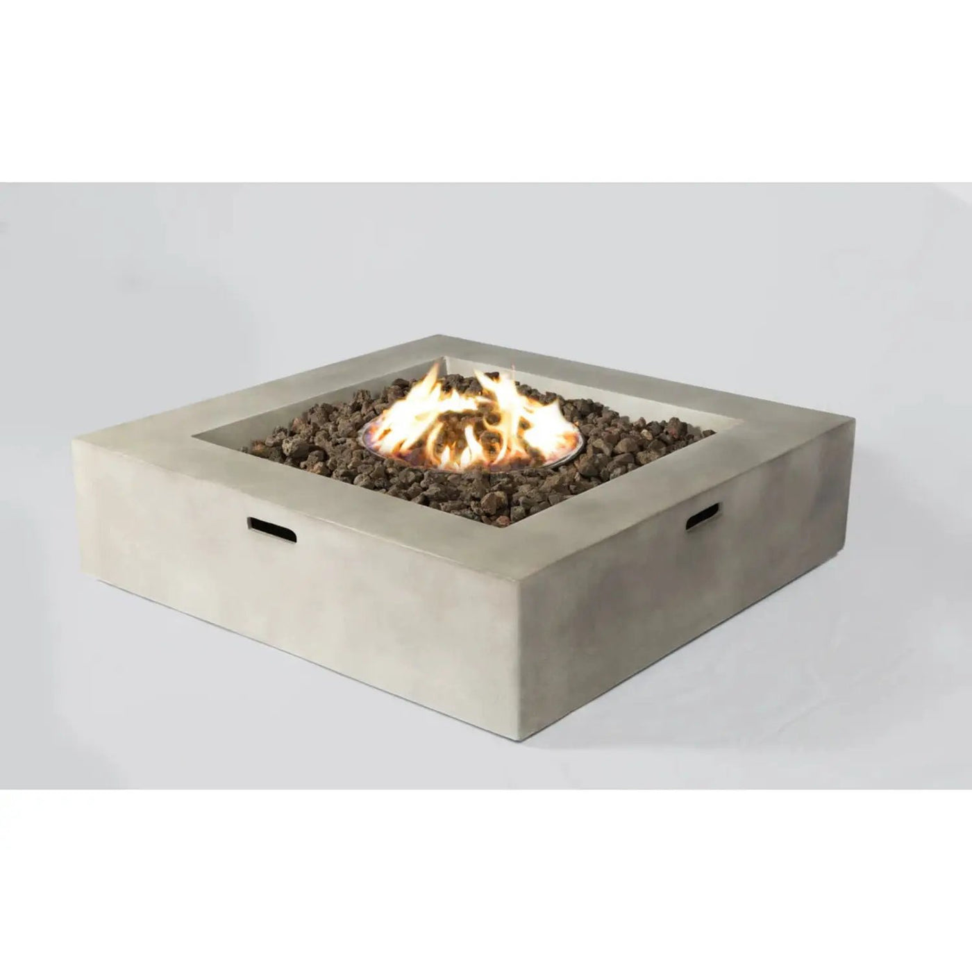 Contemporary Patio Seating Set With Fire Pit by HouseOfZazla