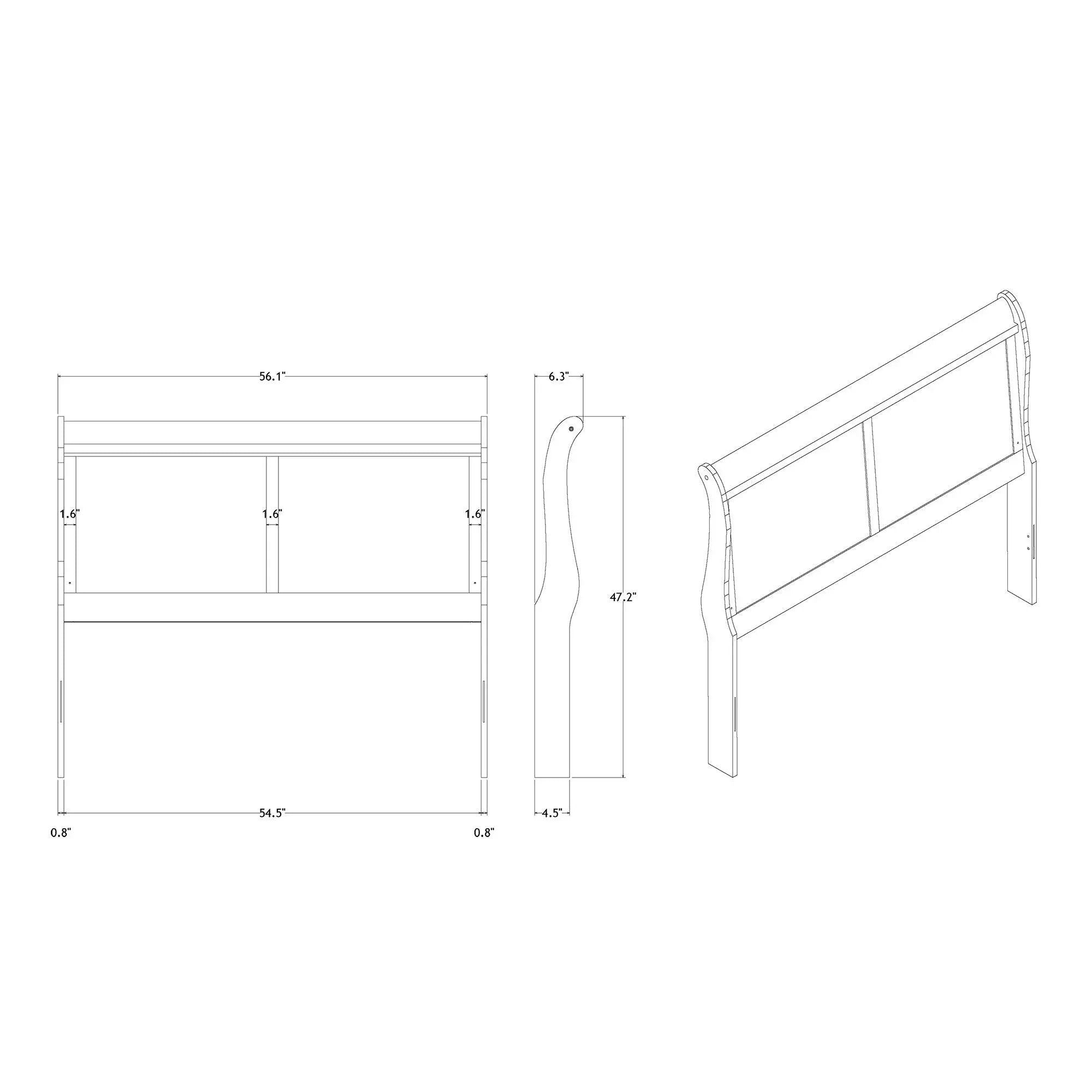 Charlston - 5 Piece Bedroom Set With LED Headboard by Unique Piece Furniture