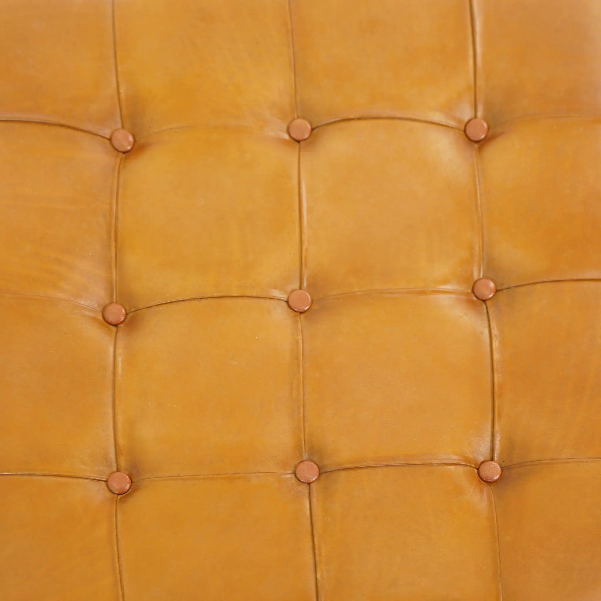 Mark - Tufted Square Genuine Upholstered Ottoman by Unique Piece Furniture
