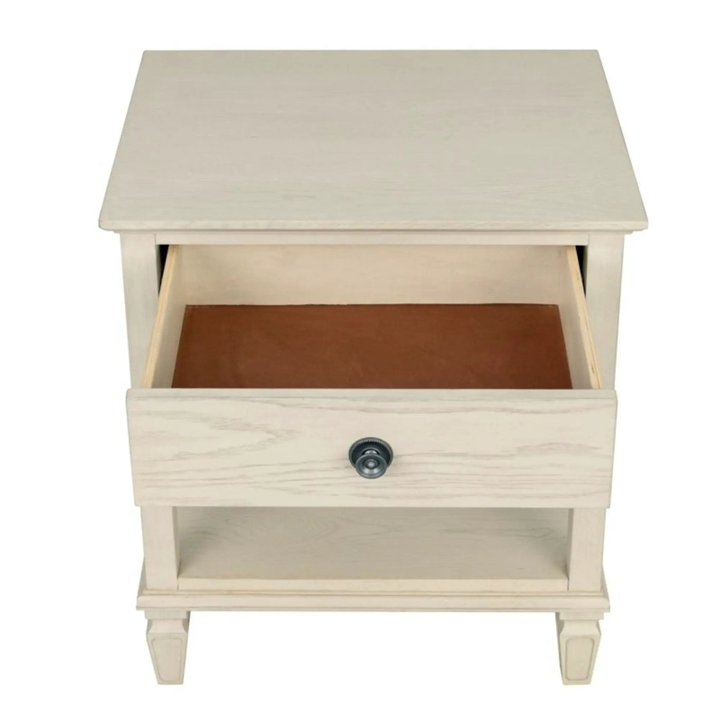 Victoria - Bedside Table With Drawer And Shelf by HouseOfZazla