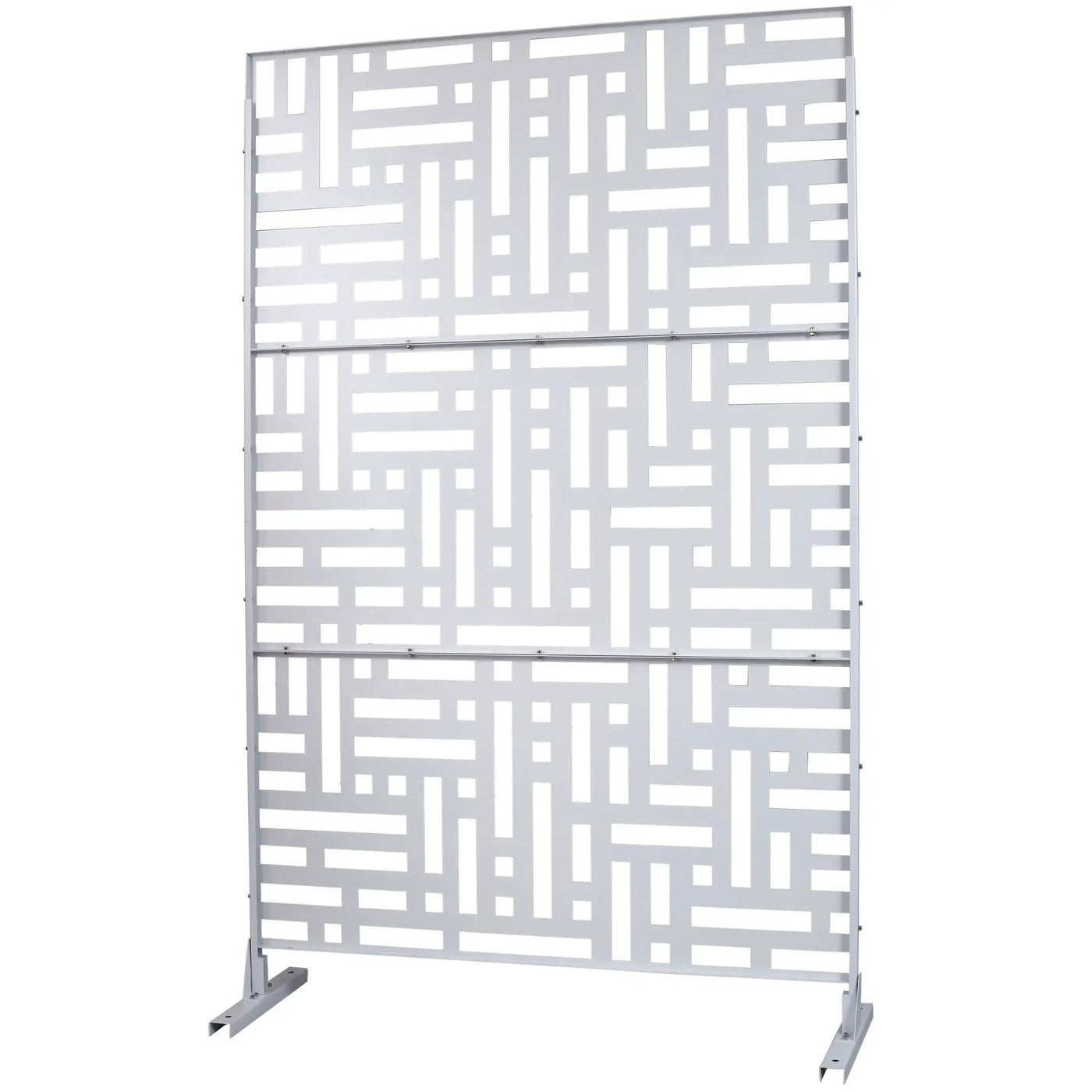 Decorative Freestanding Metal Privacy Screen For Indoor & Outdoor Use by HouseOfZazla