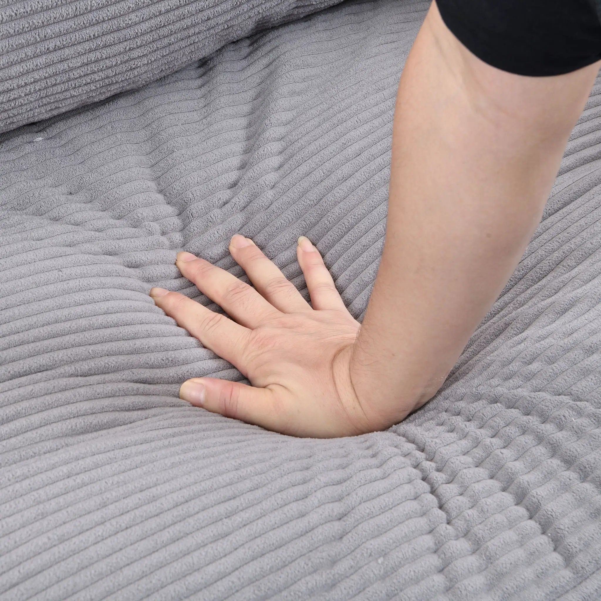 Modern Upholstered Loveseat Sofa, High Resilience by HouseOfZazla