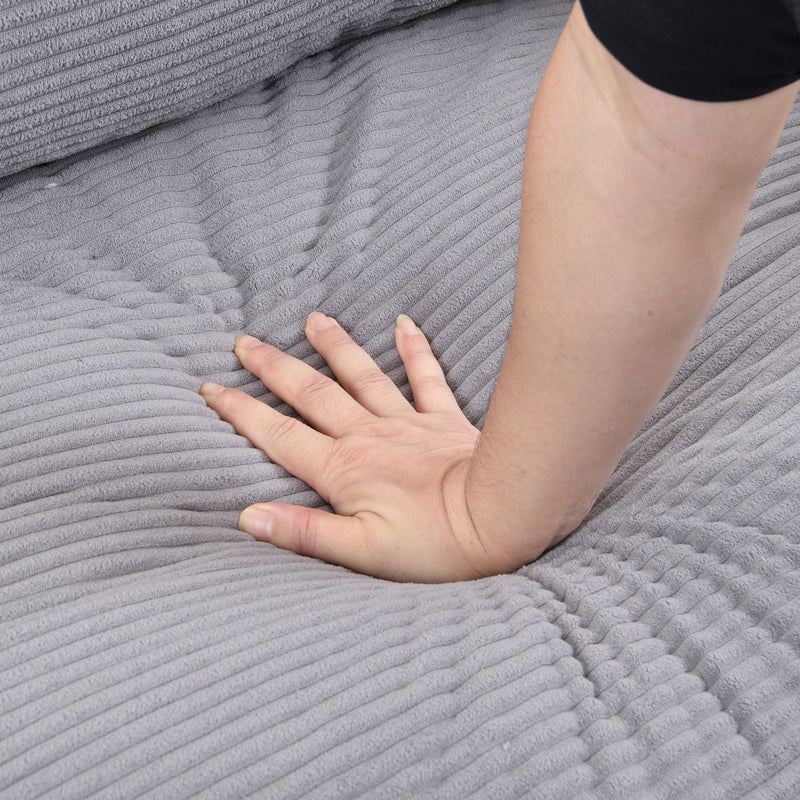Modern Upholstered Loveseat Sofa, High Resilience by HouseOfZazla