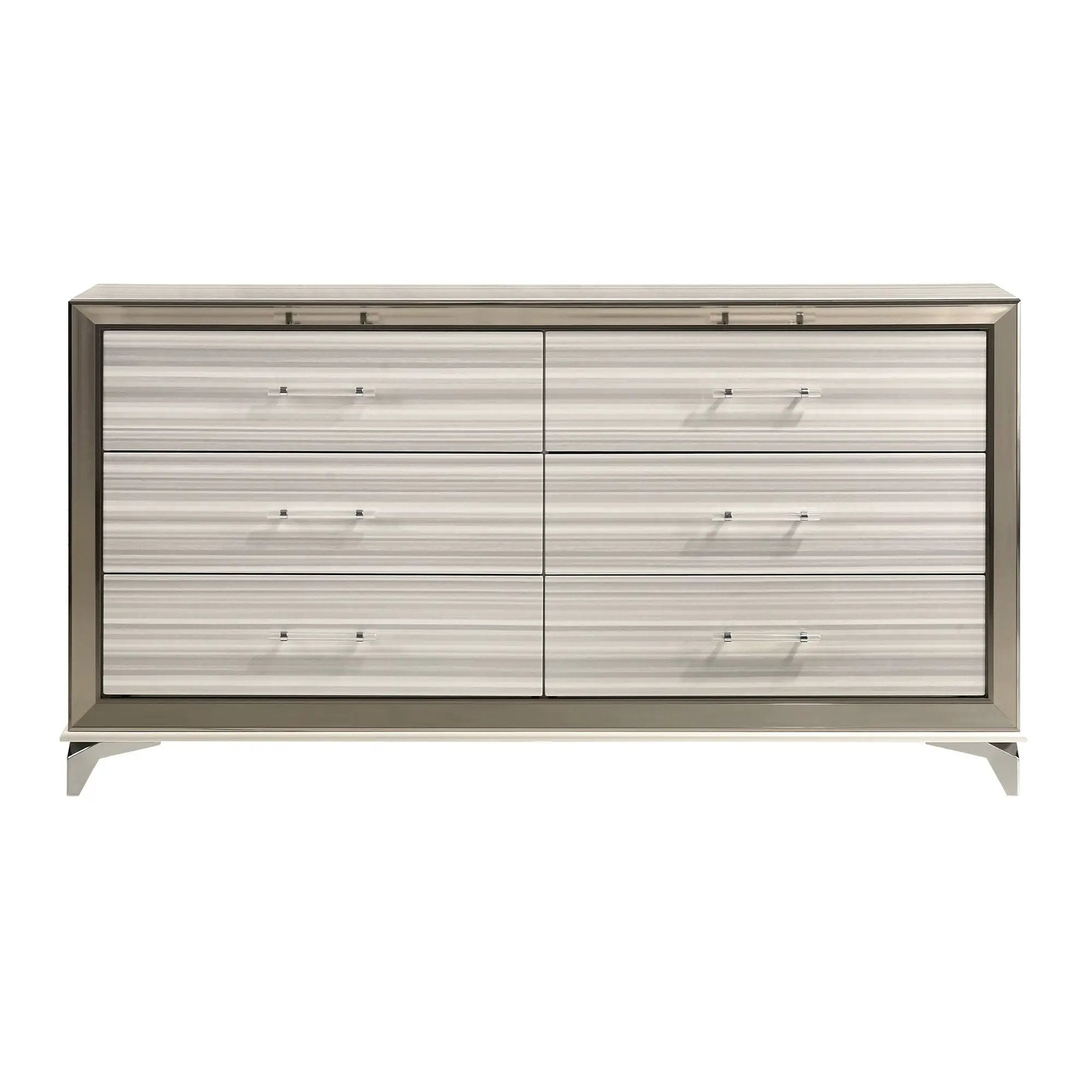 Star - 5 Pieces Bedroom Set Modern Design With LED