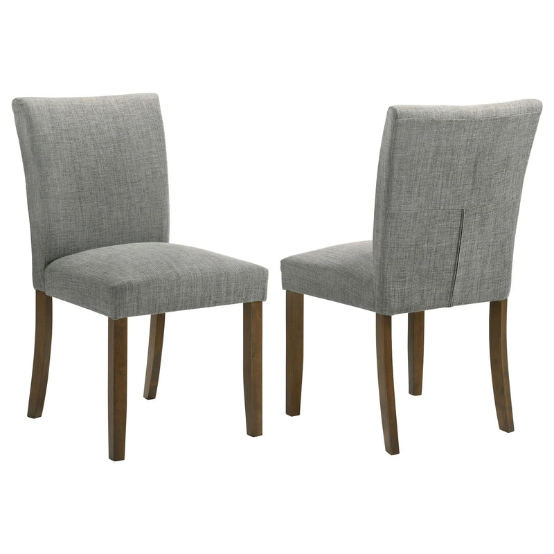 Paxton Upholstered Dining Side Chair Grey (Set of 2) by Unique Piece Furniture