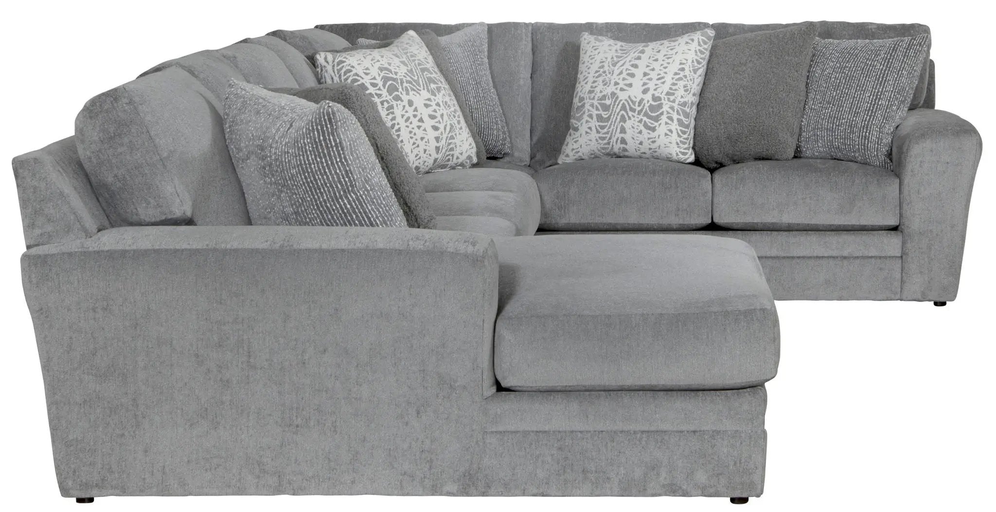 Glacier - Sectional With Included Accent Pillows by Unique Piece Furniture