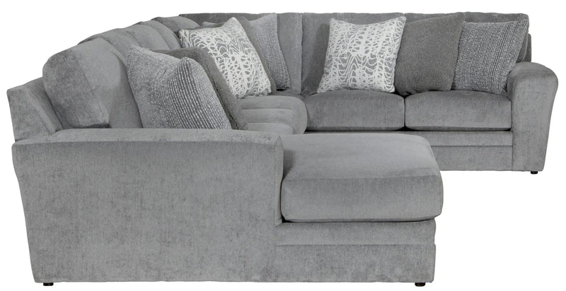 Glacier - Sectional With Included Accent Pillows by Unique Piece Furniture