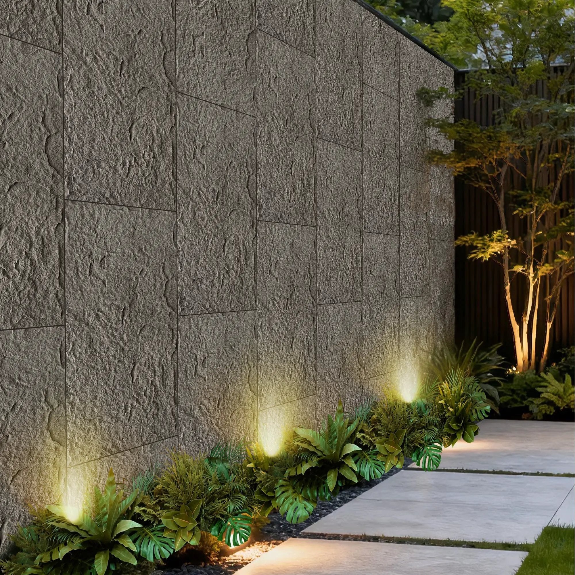 3D Faux Stone Wall Panels, 6 PCS PU Wainscoting Panel by HouseOfZazla