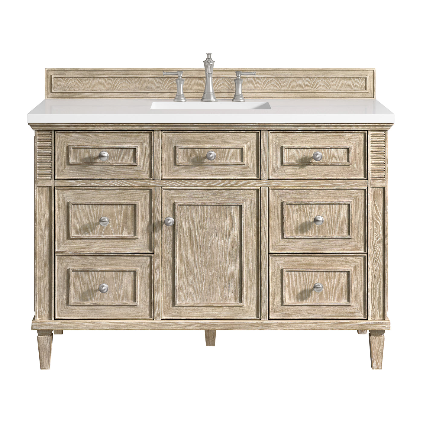 James Martin Lorelai 48" Single Bathroom Vanity, Whitewashed Oak, view 35