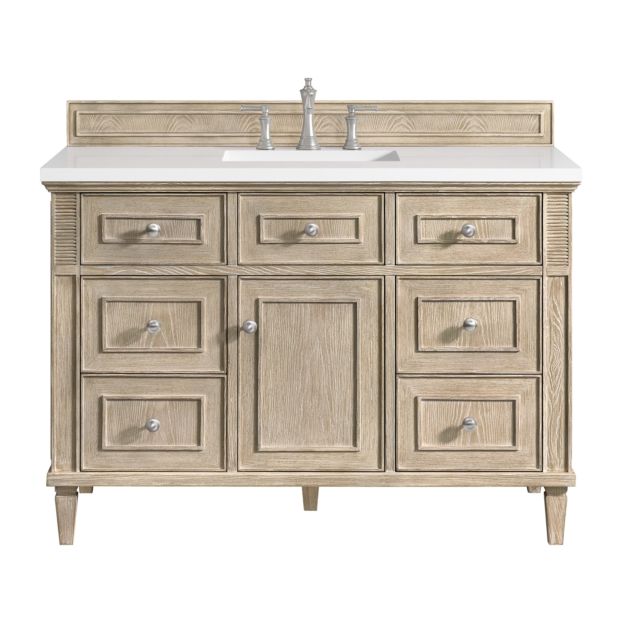 James Martin Lorelai 48" Single Bathroom Vanity, Whitewashed Oak, view 35