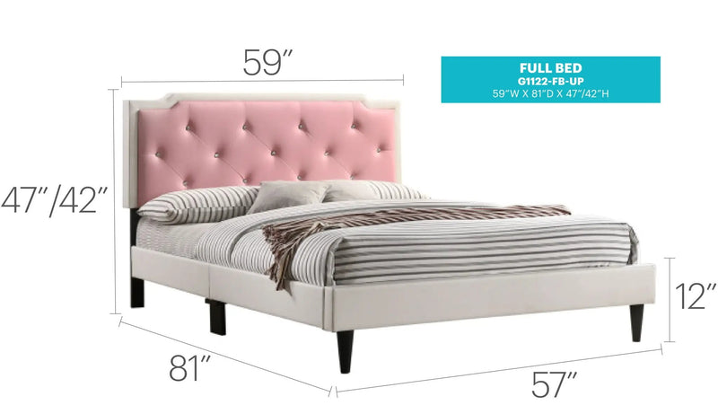 Button Tufted Bed Charming For Cozy Spaces by HouseOfZazla