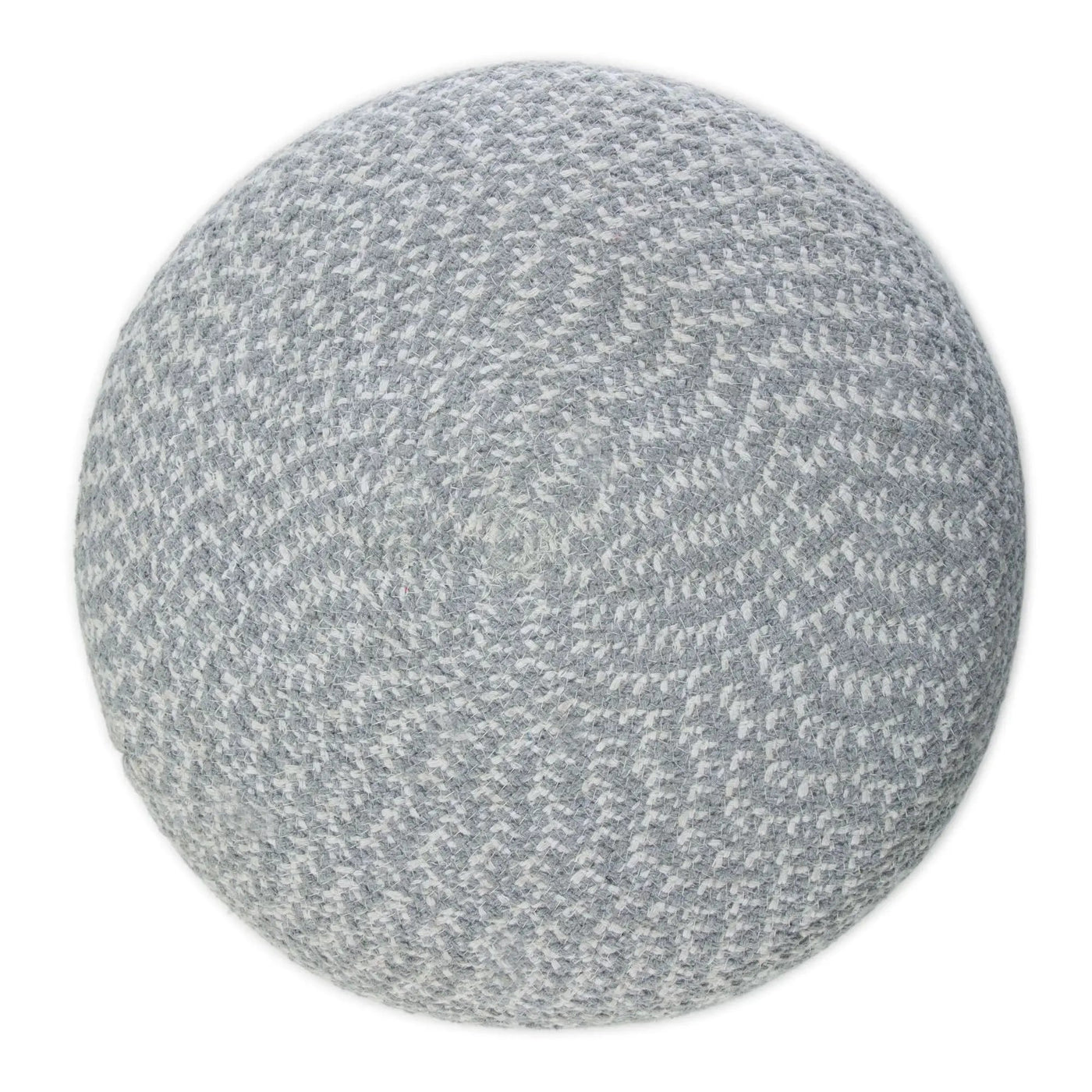 Bayley - Versatile Round Braided Pouf by Unique Piece Furniture