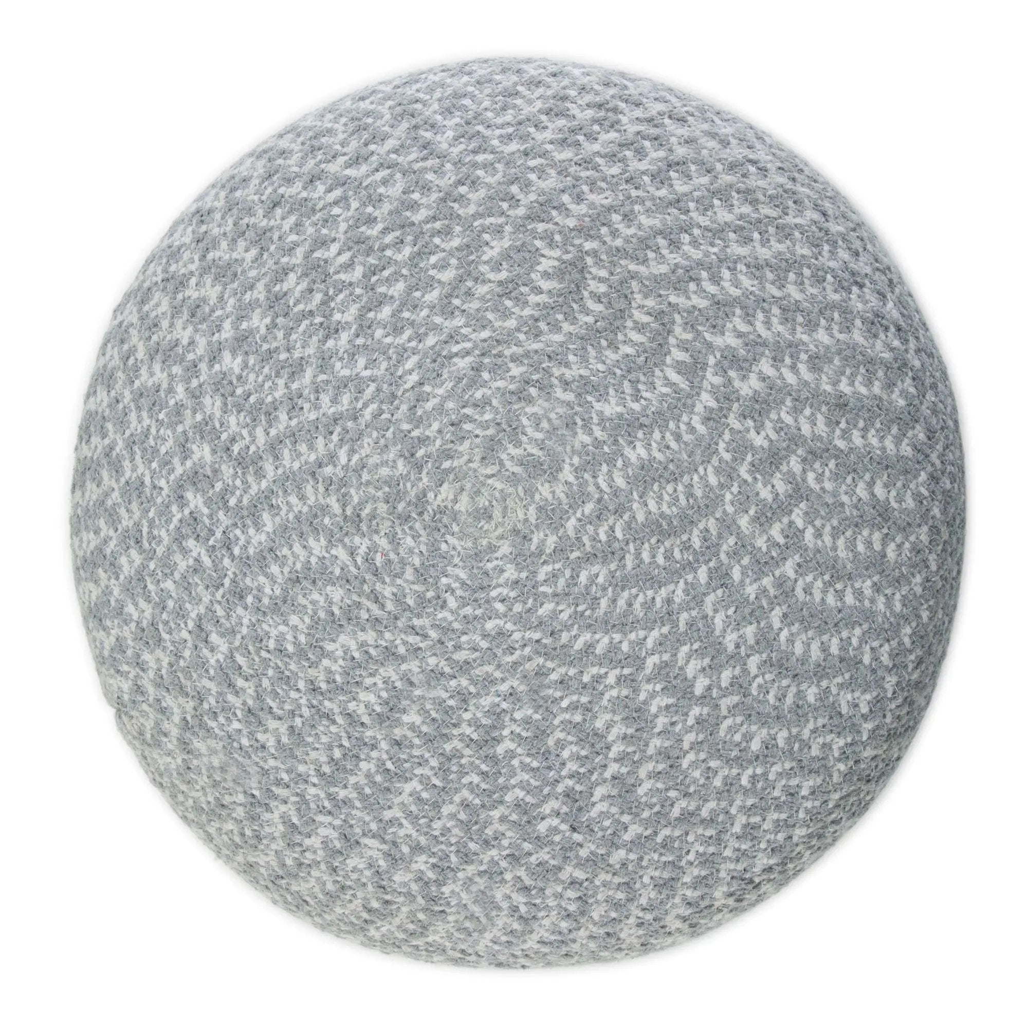 Bayley - Versatile Round Braided Pouf by Unique Piece Furniture