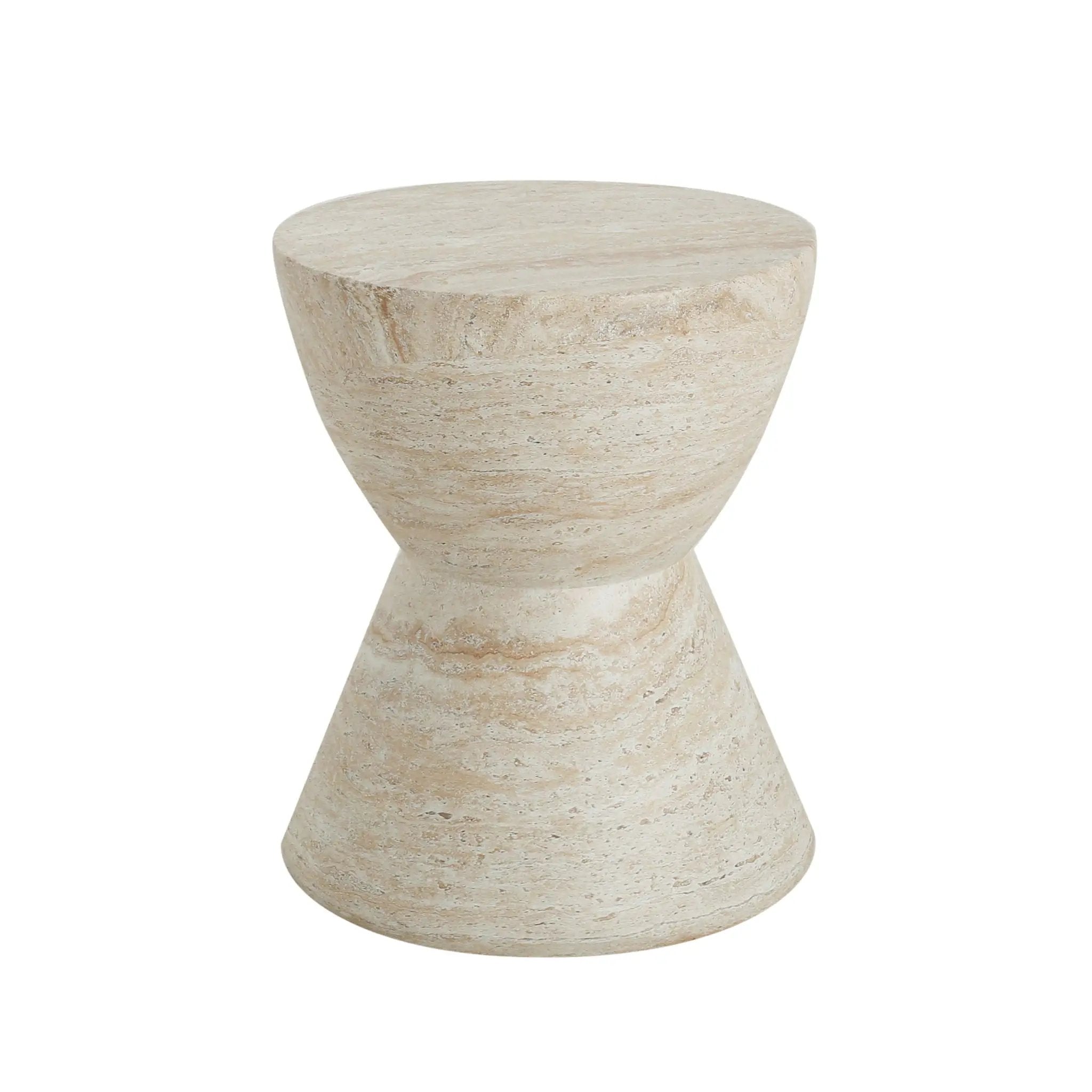 Outdoor Lightweight Concrete Side Table by HouseOfZazla