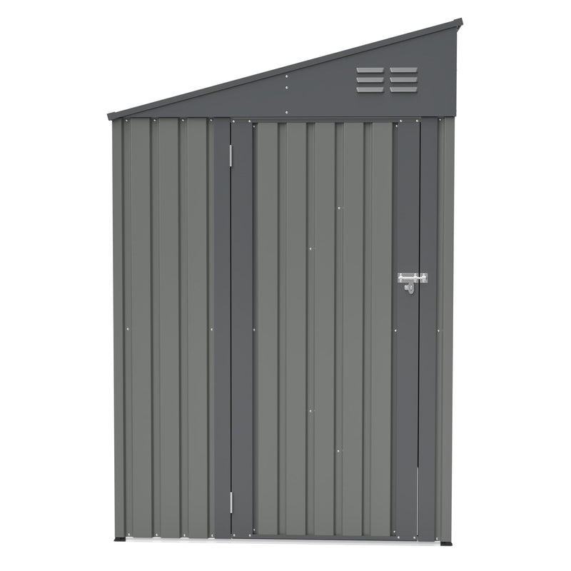 4x7 Foot Lean-To Shed in Olive by HouseOfZazla