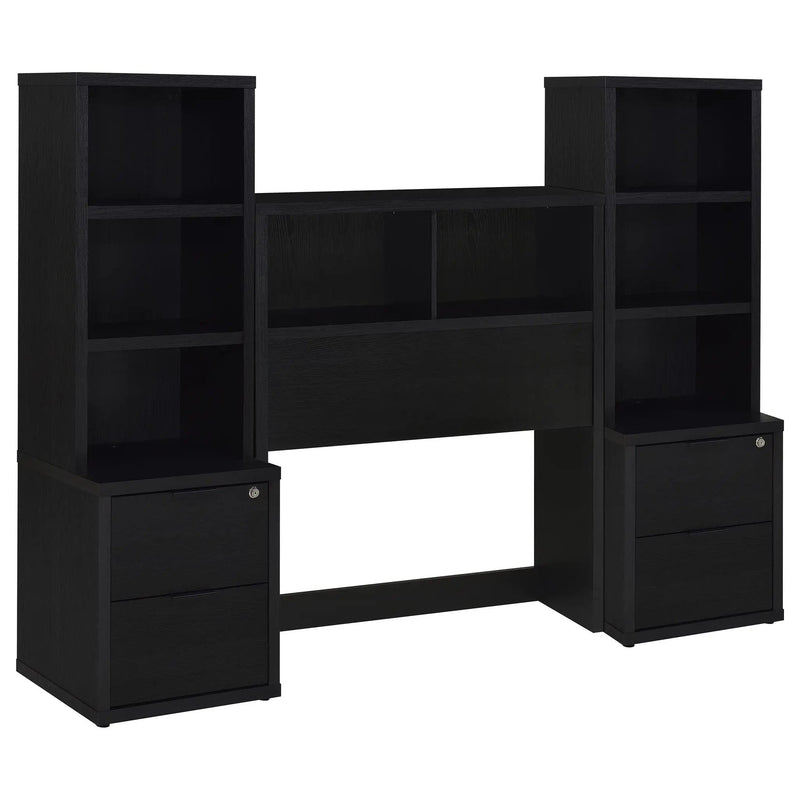 Westpark 3-piece Twin Bedroom Set Bookcase Headboard Black by Unique Piece Furniture