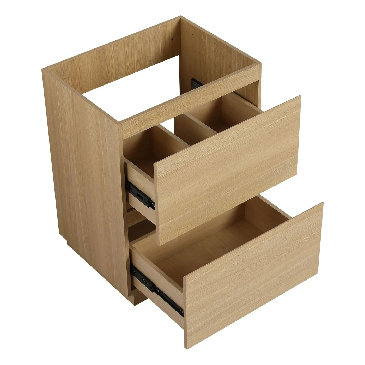 Modern Freestanding Bathroom Vanity Cabinet With Double Drawer by HouseOfZazla